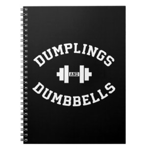 Dumbbellings and Dumplings - Funny Bulking Novelty Anteckningsbok Med Spiral
