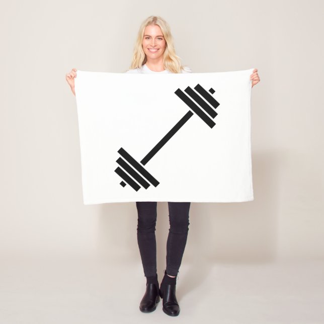 Dumbbells Fleecefilt (På plats)