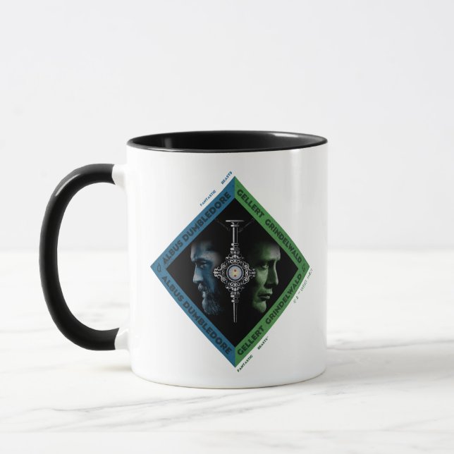 Dumbledore & Grindlewald Blood Troth Graphic Mugg (Vänster)