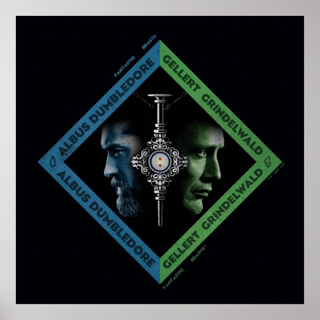 Dumbledore & Grindlewald Blood Troth Graphic Poster (Framsidan)