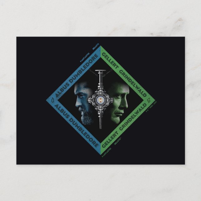 Dumbledore & Grindlewald Blood Troth Graphic Vykort (Framsida)
