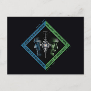 Dumbledore & Grindlewald Blood Troth Graphic Vykort