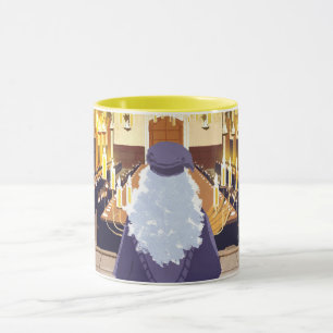 Dumbledore talar i Great Hall på Hogwarts Mugg