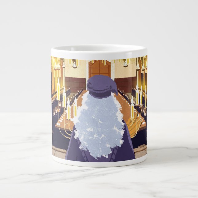 Dumbledore talar i Hogwarts stora sal Jumbo Mugg (Framsidan)