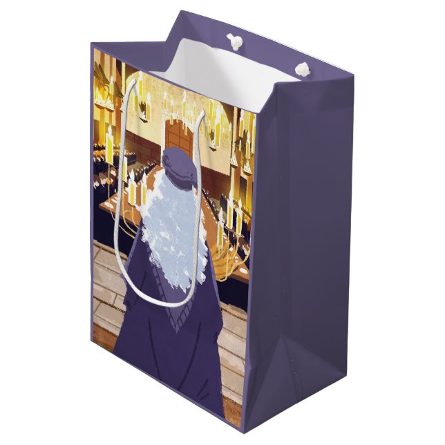 Dumbledore talar i Hogwarts Underbara hus (Framsidan Vinklad)