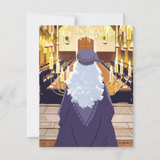 Dumbledore talar i Hogwarts Underbara hus Anteckningskort