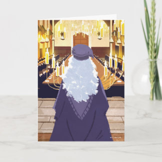 Dumbledore talar i Hogwarts Underbara hus Kort