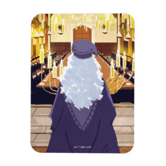 Dumbledore talar i Hogwarts Underbara hus Magnet