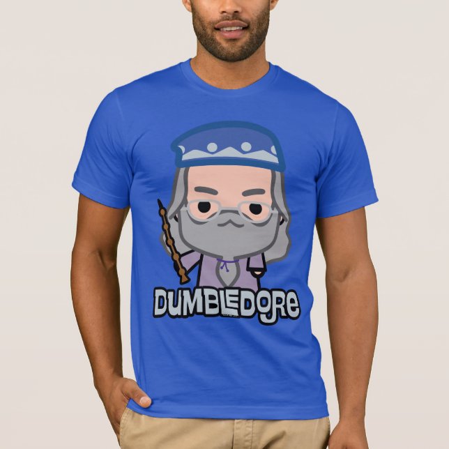 Dumbledore tecknade figurerkonst t-shirt (Framsida)