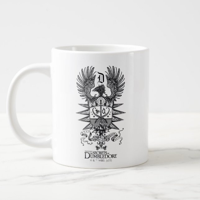 Dumbledore's Crest Jumbo Mugg (Vänster)
