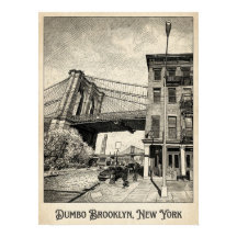 DUMBO Brooklyn New York — Ikonisk bro