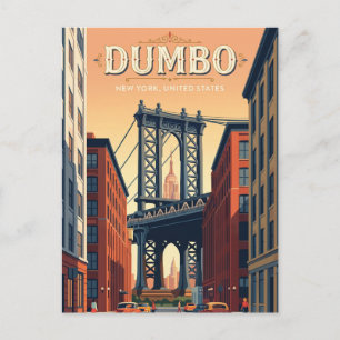 Dumbo New York State Vykort