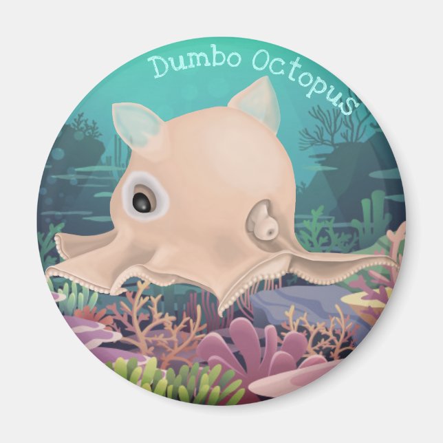 Dumbo Octopus Magnet (Framsidan)