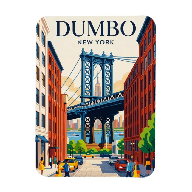 Dumbo USA Magnet (Vertikal)