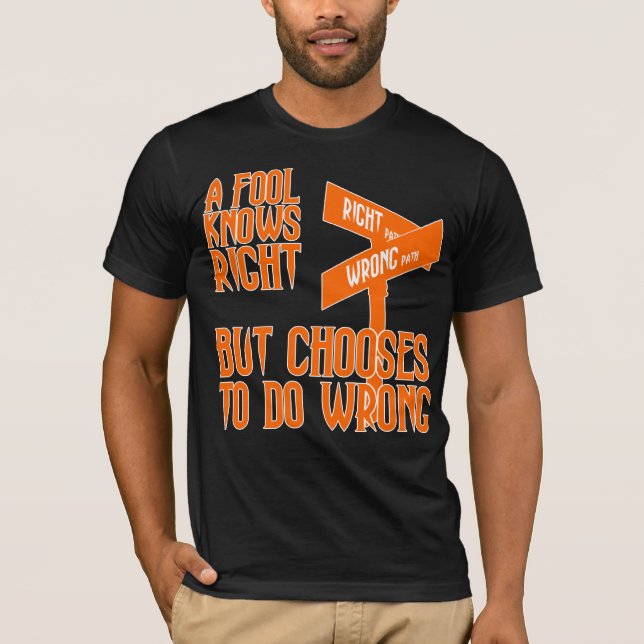Dumbommen vet höger tee shirt (Framsida)