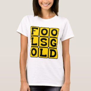 Dumdrar Guld, Fältspat Mineral Tee Shirt