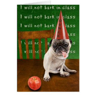 dumhuvud hälsningskort