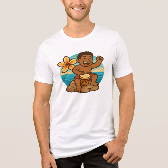 Dumi Ocean Drummer T Shirt (Framsida)