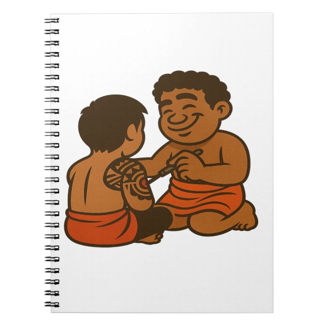 Dumi Tatau Artist Anteckningsbok (Framsidan)