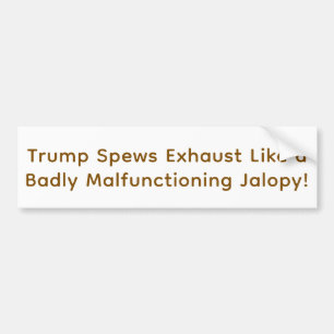 Dumm Trump Skräpkista Hankamer Artjunkhaus Seriete Bildekal