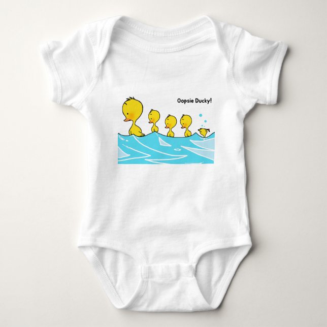 Dumma Ankungen Gör en Plask T Shirt (Framsida)