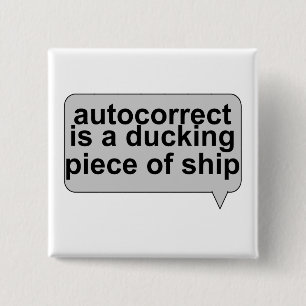 Dumma Autocorrect suger Knapp
