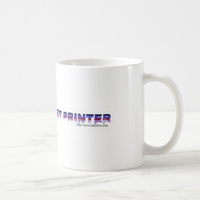 Dumma bläckstråleskrivare! kaffemugg (Höger)