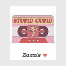 Dumma Cupid Kassettband - Alla hjärtans-dags dekal
