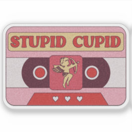 Dumma Cupid Kassettband - Alla hjärtans-dags dekal