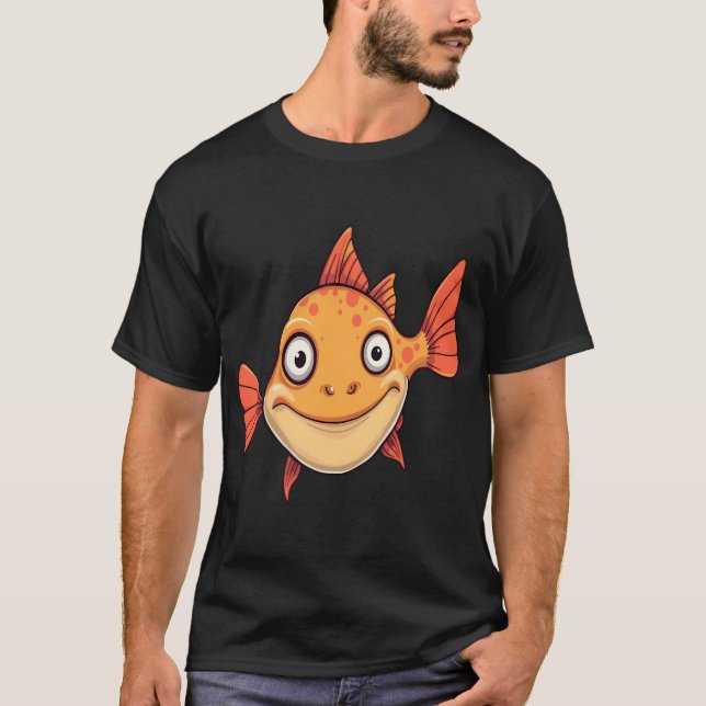 Dumma fisk t shirt (Framsida)