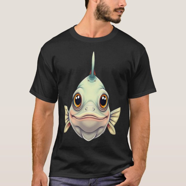 Dumma fisk t shirt (Framsida)