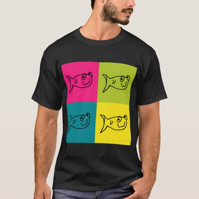 Dumma fiskar t shirt (Framsida)