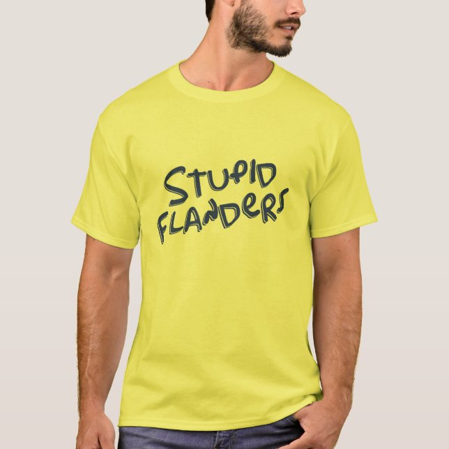 Dumma flanders tee shirt (Framsida)