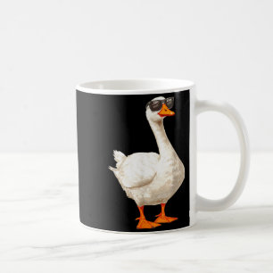 Dumma gås Anka med solglasögon Rolig grafik Kaffemugg