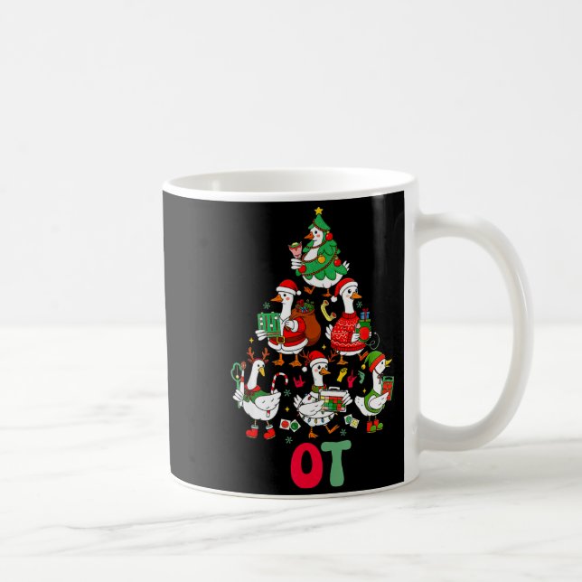 Dumma gås arbetsterapi julgran ot kaffemugg (Höger)