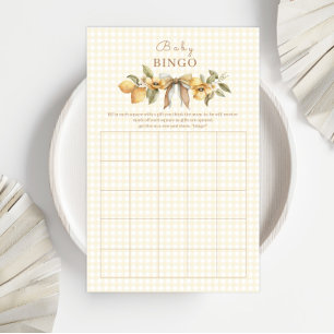 Dumma gås citron baby shower Bingo spel