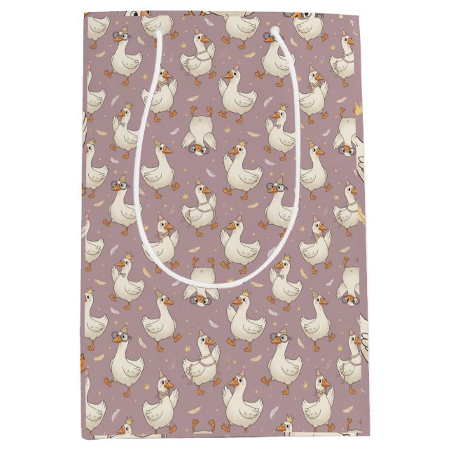 Dumma Gås Fest – Excentrisk Födelsedagsdesign (Framsidan)