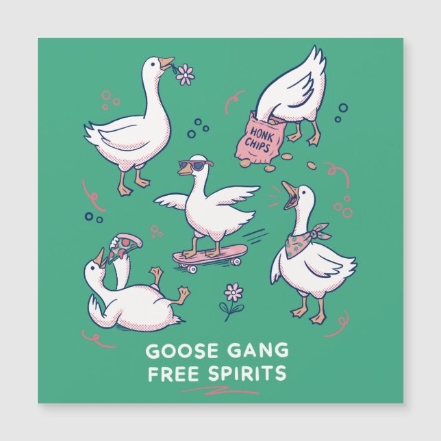 Dumma Gås-gänget Rolig Gås Tröja (Framsida)