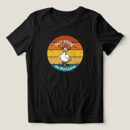 Dumma gås på rymmen – Cowboy-gås Rolig västern T Shirt