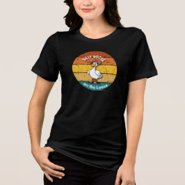 Dumma gås på rymmen – Cowboy-gås Rolig västern T Shirt