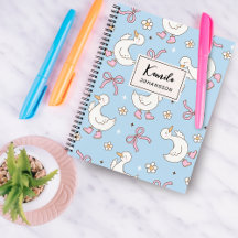 Dumma gås rosa båge Coquette anpassad skriptnamn