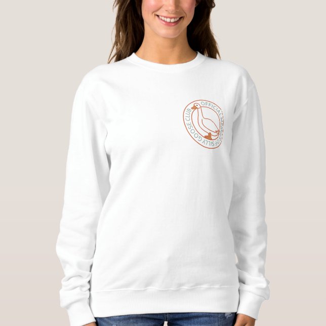 Dumma gås-sweatshirt t shirt (Framsida)