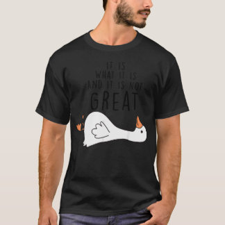 Dumma gåsens roliga djur dumma t shirt