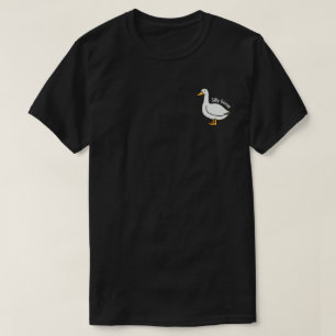 Dumma gåsens roliga tecknade gås t shirt