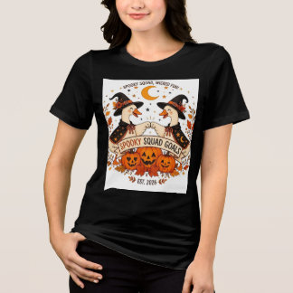 Dumma Gäss Elakt Roligt Spökaktiga Mål T Shirt
