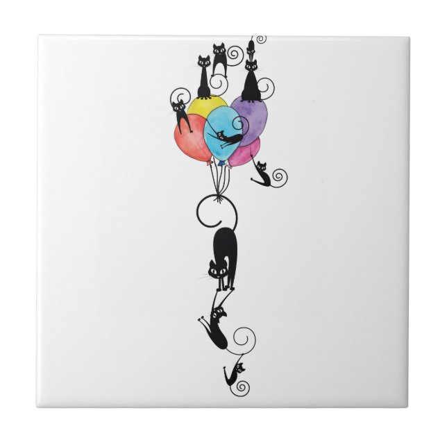 DUMMA KATTER 1 KAKELPLATTA (Framsidan)