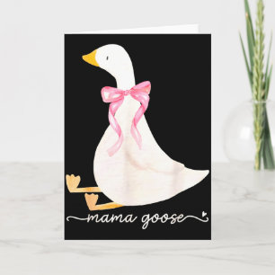 Dumma Mamma Gås Pappa Gås Matchande Gås Familj Kort