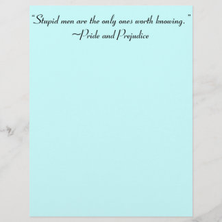 Dumma män värda att känna Jane Austen-citat