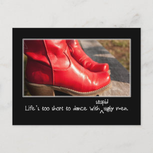 Dumma manar är inte ett fult problem vykort