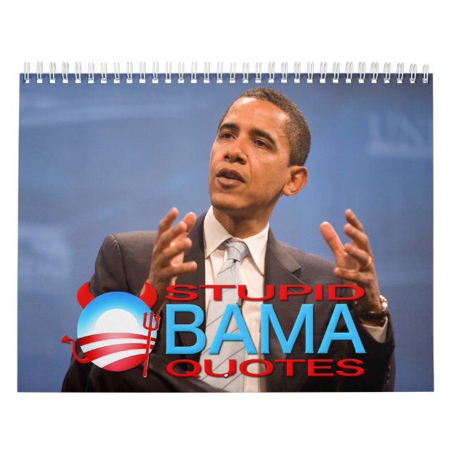 Dumma Obama citerar kalendern Kalender (Omslag)